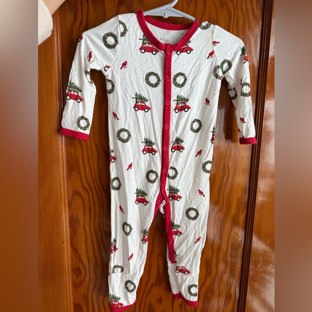 Kyte baby holiday romper.